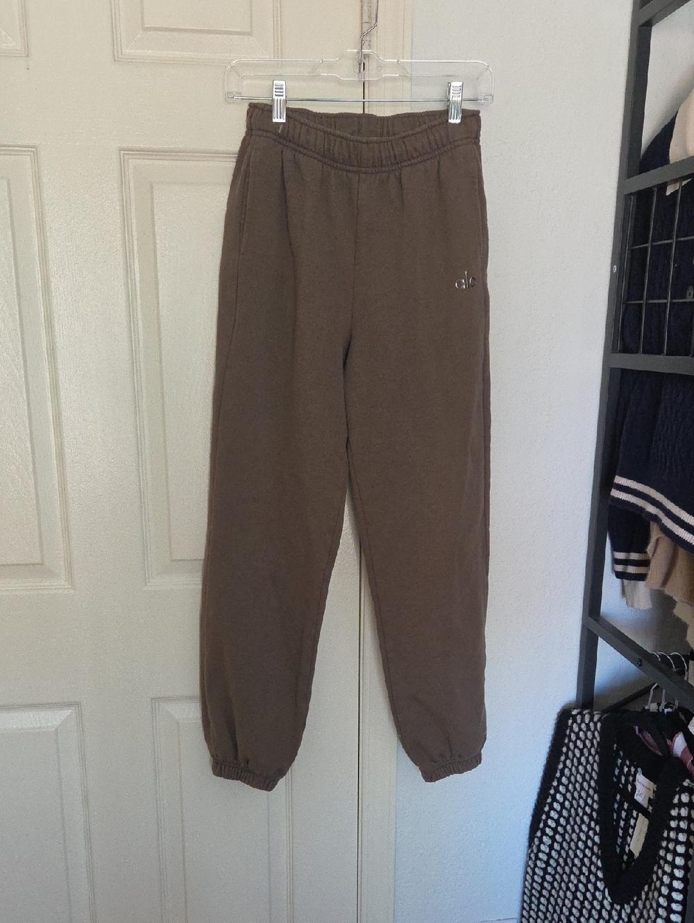 Alo Brown Thick Joggers Small